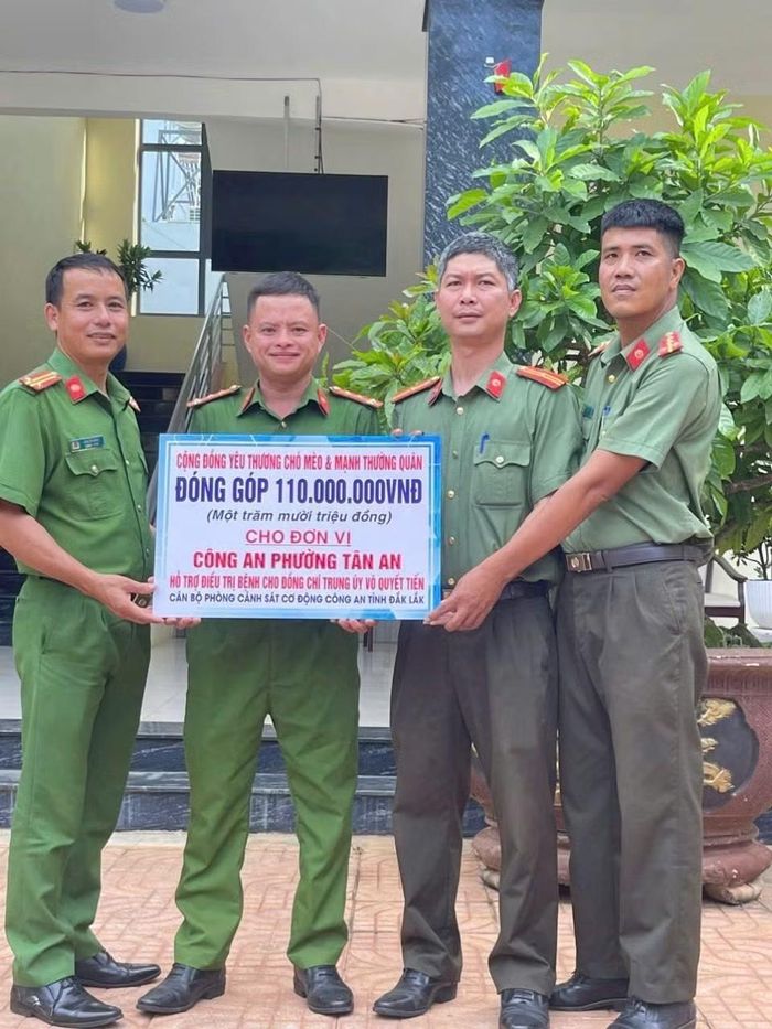Để duy trì những việc làm tốt đẹp, Đại úy Lê Hùng Dương và đơn vị cũng nhận được nhiều sự hỗ trợ của các nhà hảo tâm