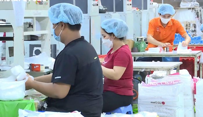 Người lao động làm việc trong một doanh nghiệp ở TP Hồ Chí Minh.