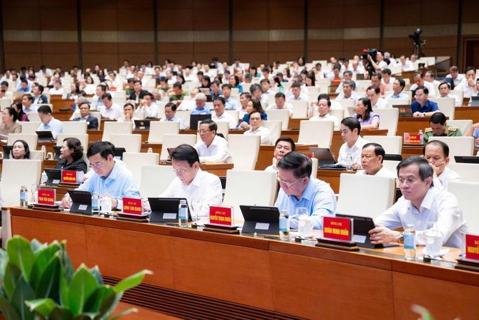 Các đại biểu dự hội nghị.