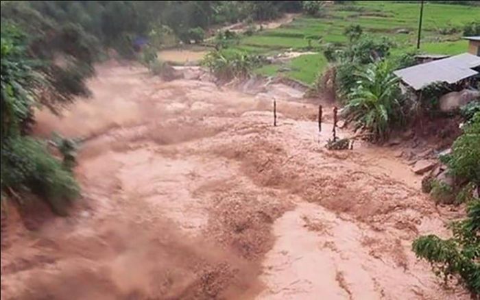 Một số tỉnh tại Bắc Bộ có nguy cơ xảy ra lũ quét, sạt lở đất, sụt lún đất trên sườn dốc. Nguồn: KTTVQG.