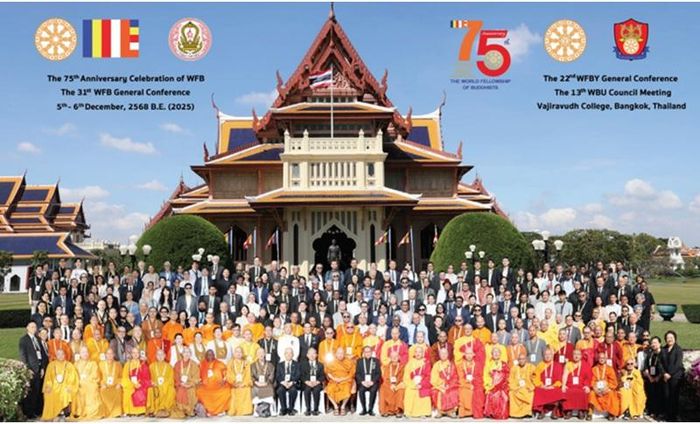 Kỷ niệm 75 năm thành lập Hội Phật giáo Thế giới được tổ chức từ ngày 4 - 7/12/2025tại Bangkok, Thái Lan. Ảnh: Sưu tầm