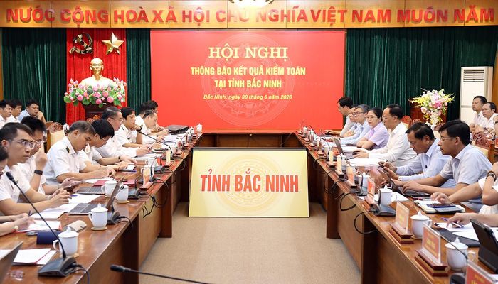 Hội nghị thông báo kết quả kiểm toán tại tỉnh Bắc Ninh