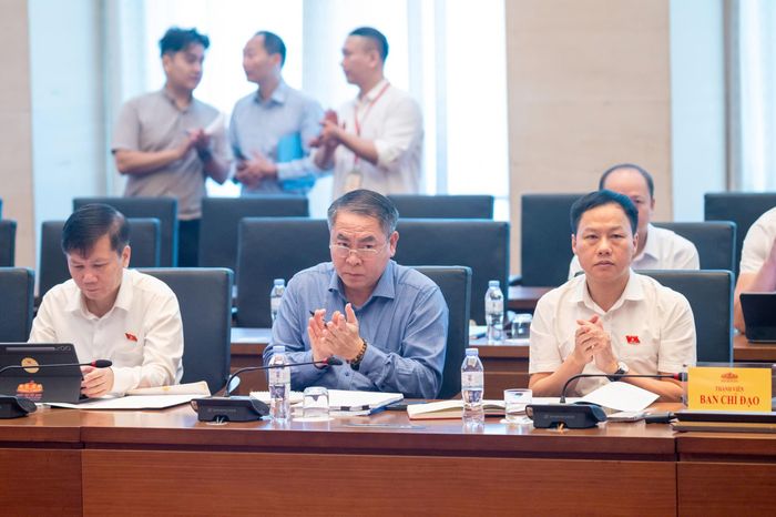 Phó Tổng Kiểm toán nhà nước Trần Minh Khương tham dự Hội thảo. Ảnh: P. THẮNG