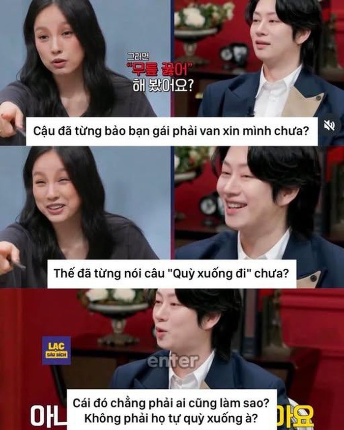 Phát ngôn gây tranh cãi của Kim Heechul trên sóng truyền hình. Ảnh: Facebook