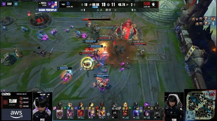 T1 giành Baron ở thời khắc quyết định, mở màn chiến thắng trước Team Liquid Alienware