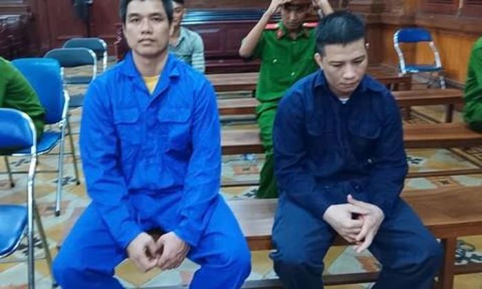 Các bị cáo tại tòa