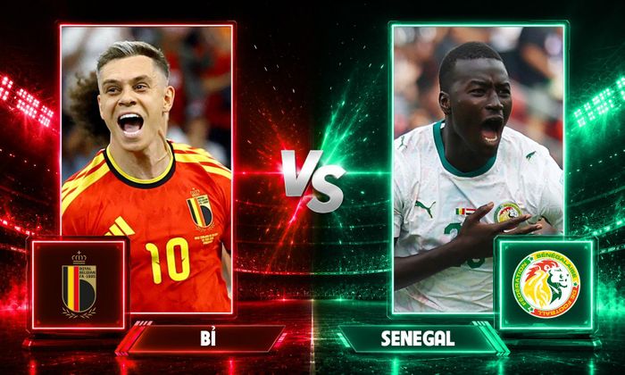Bỉ đấu với Senegal ở vòng 1/16 World Cup 2026.
