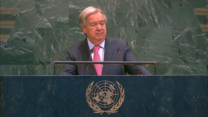 Tổng Thư ký Liên hợp quốc Antonio Guterres cảnh báo UNRWA đang tiến gần đến "bờ vực sụp đổ". Ảnh: Reuters