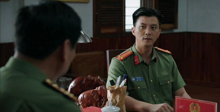 Diễn viên Hà Việt Dũng trở lại màn ảnh nhỏ với vai Trung tá Phạm Minh. Ảnh: VFC