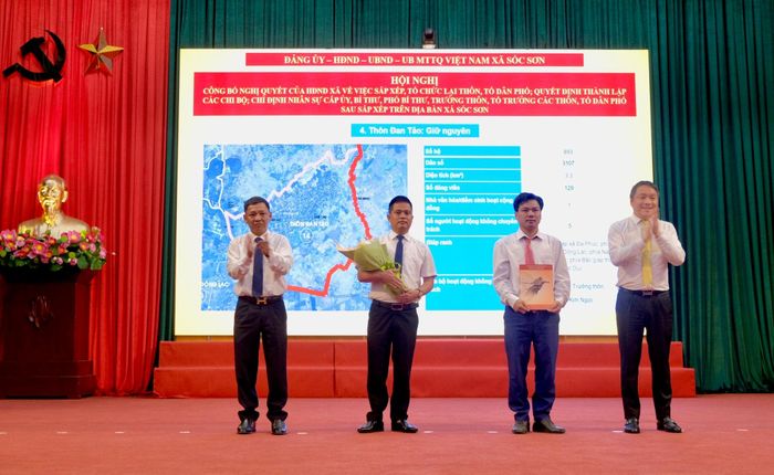 Sau sắp xếp, xã Sóc Sơn có 26 thôn, tổ dân phố. Ảnh: Tùng Nguyễn