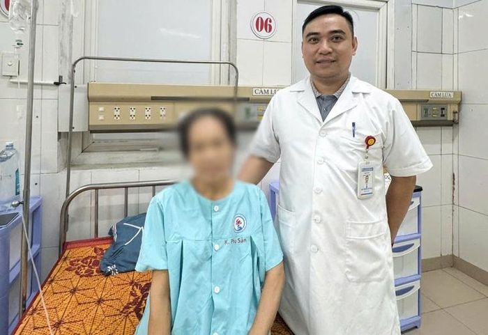 Bệnh nhân hồi phục sau phẫu thuật.