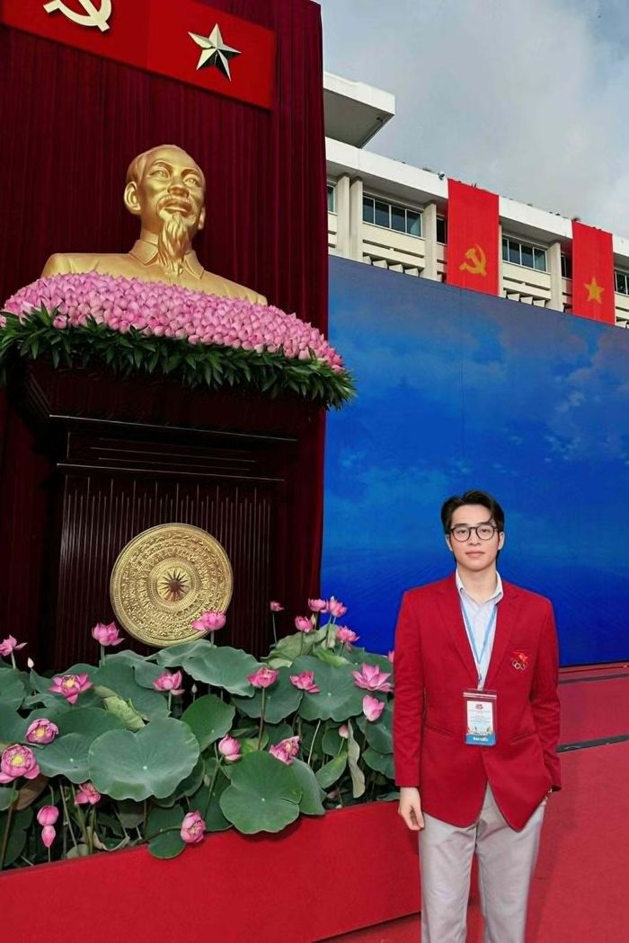 VĐV Hoàng Gia Bảo trong Lễ kỷ niệm 50 năm Thành phố mang tên Bác.