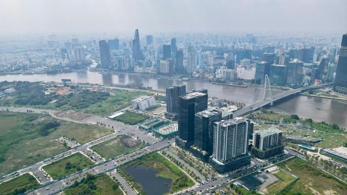Một góc Khu đô thị mới Thủ Thiêm, TPHCM ngày nay. Ảnh: H.Phúc