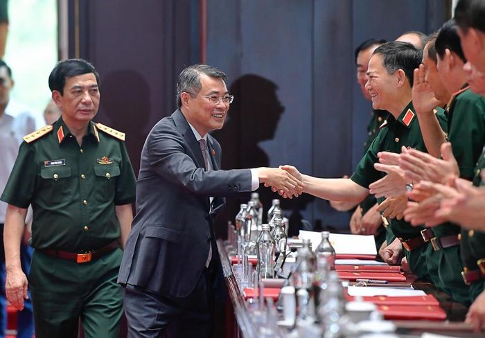 Thủ tướng Lê Minh Hưng và các đại biểu dự Hội nghị - Ảnh: Nhật Bắc