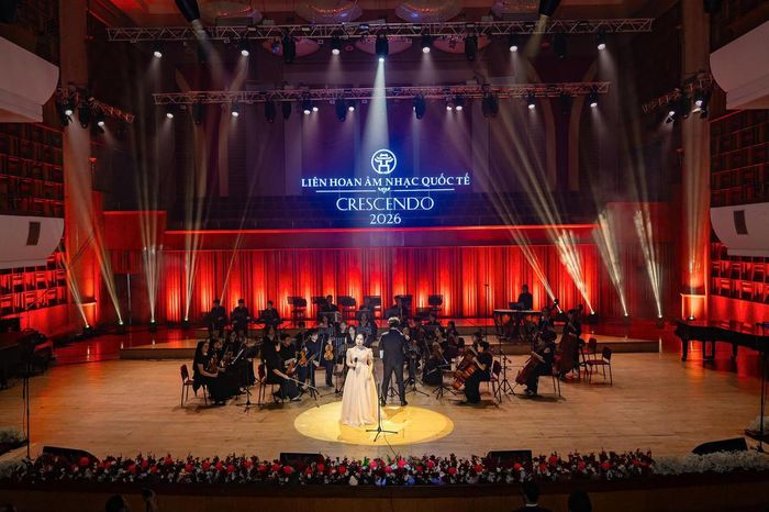 Liên hoan Âm nhạc Quốc tế Crescendo - Hà Nội 2026 quy tụ hơn 1.300 thí sinh trong nước cùng hơn 70 thí sinh quốc tế. Ảnh: BTC.