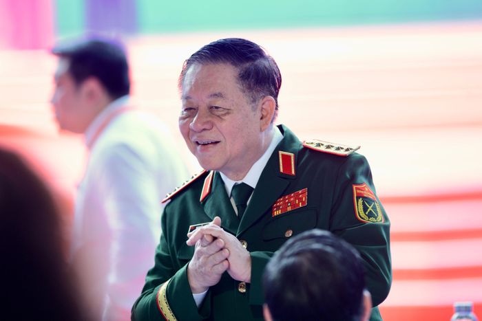 Đại tướng Nguyễn Trọng Nghĩa, Bí thư Trung ương Đảng, Chủ nhiệm Tổng cục Chính trị tham dự sự kiện.