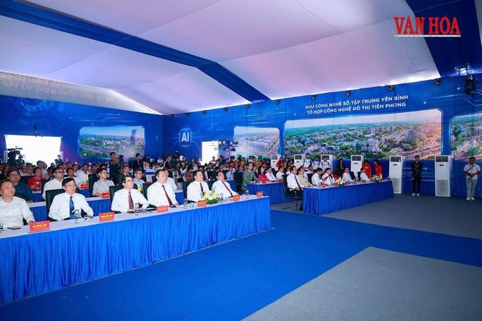 Toàn cảnh Lễ khởi công dự án công nghệ nghìn tỉ đồng ở Thái Nguyên