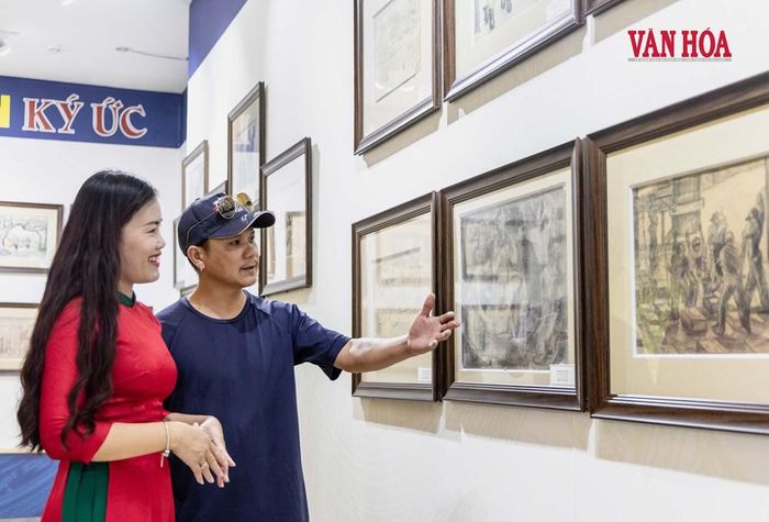 Họa sĩ Nguyễn Lương Sao phân tích tác phẩm của họa sĩ Nguyễn Văn Nguyên