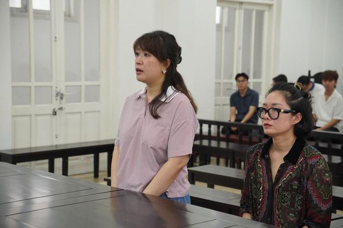 Bị cáo Nguyễn Thị Thu Hường khai báo tại phiên tòa