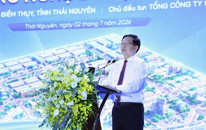 Phó Thủ tướng Hồ Quốc Dũng phát biểu chỉ đạo tại lễ khởi công - Ảnh: VGP/Gia Huy