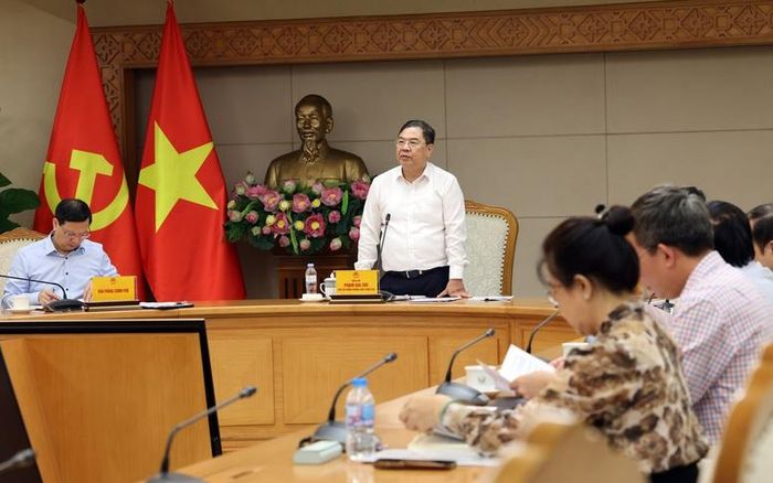 Phó Thủ tướng Thường trực Phạm Gia Túc kết luận cuộc làm việc - Ảnh: VGP/Phương Nguyên