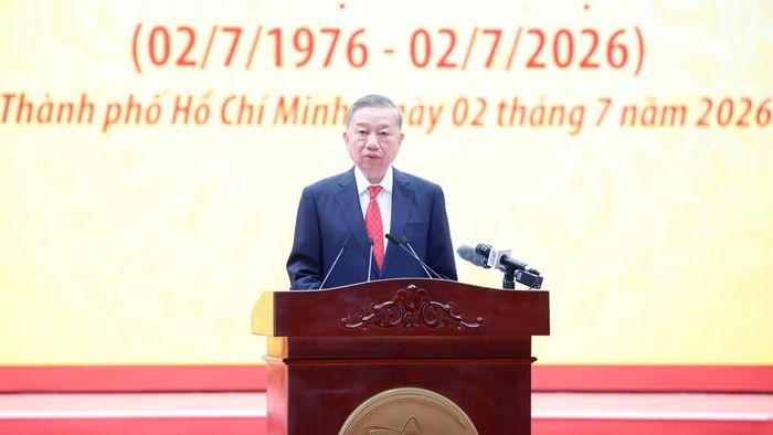 Tổng Bí thư, Chủ tịch nước Tô Lâm phát biểu. (Ảnh: Thống Nhất/TTXVN)