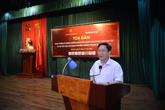 Trung tướng, Tiến sĩ Khuất Việt Dũng, Phó Chủ tịch Hội Cựu chiến binh Việt Nam, phát biểu khai mạc.
