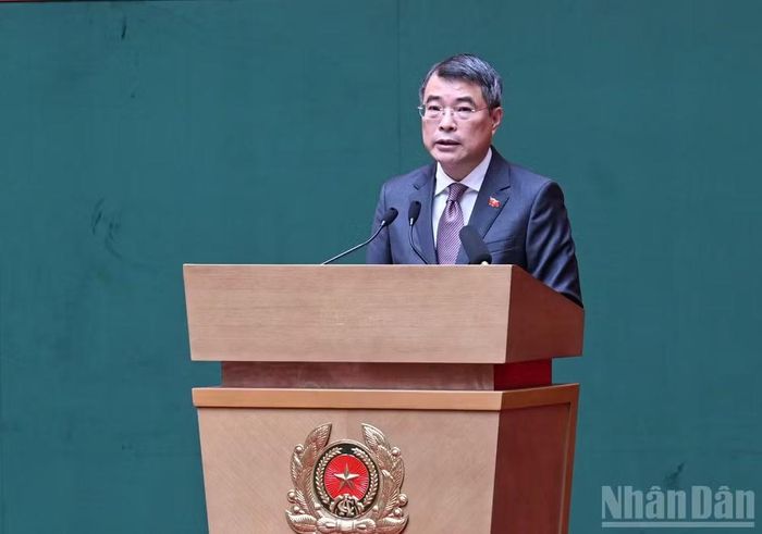 Thủ tướng Chính phủ Lê Minh Hưng phát biểu ý kiến chỉ đạo tại Hội nghị. (Ảnh: TRẦN HẢI)