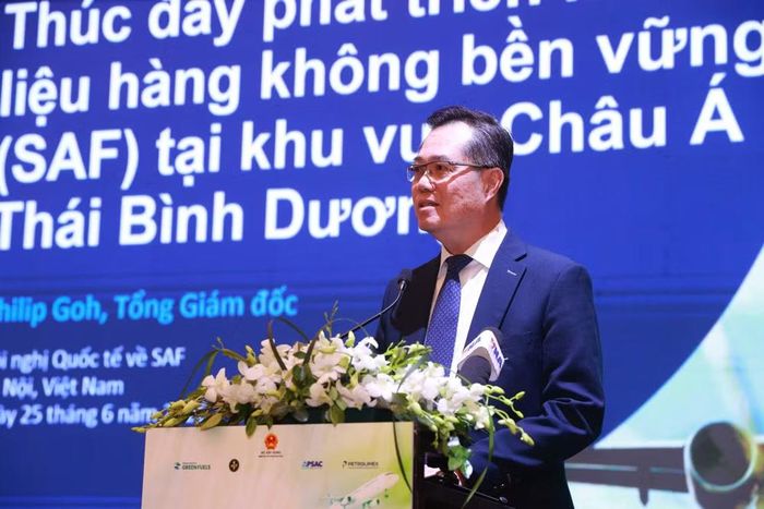 Ông Philip Goh, Tổng Giám đốc Trung tâm Hàng không bền vững châu Á-Thái Bình Dương.