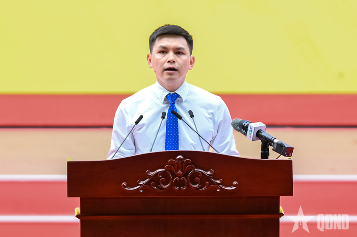  TS Mai Ngọc Xuân Đạt phát biểu tại buổi lễ.