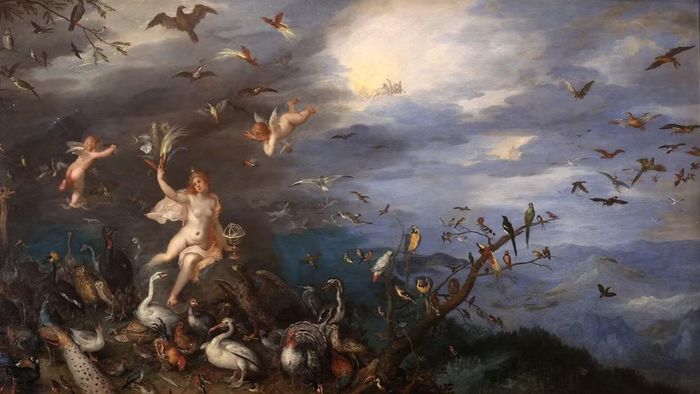 Bức tranh Air của Flanders Jan Brueghel the Elder chứa đựng hiểu biết 400 năm sau giới khoa học mới xác thực.