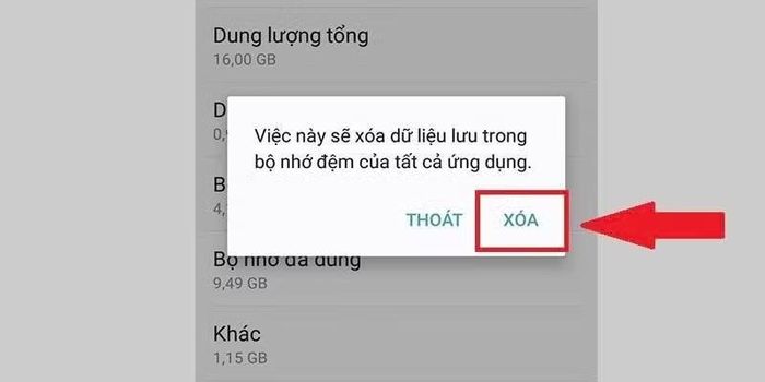 Một trong những cách đơn giản và hiệu quả nhất để giải phóng dung lượng là thường xuyên xóa bộ nhớ đệm của các ứng dụng, bởi đây chỉ là nơi lưu các tệp dữ liệu tạm thời giúp ứng dụng tải nhanh hơn và việc xóa cache hầu như không làm mất dữ liệu quan trọng, trong khi có thể trả lại hàng trăm MB hoặc thậm chí vài GB dung lượng nếu thực hiện định kỳ trên cả điện thoại Android lẫn iPhone.