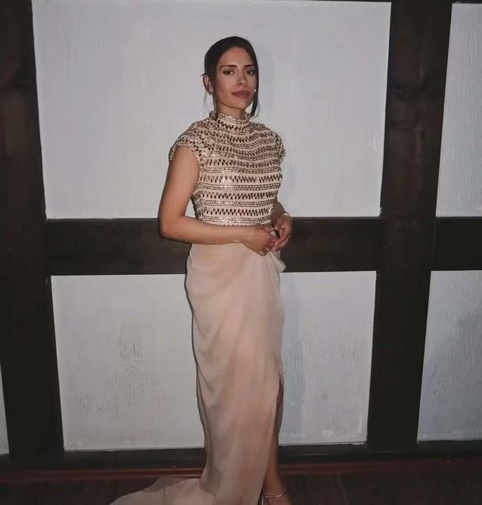Nàng WAG Tanja Undav cũng luôn đi sát chồng là tiền đạo Deniz Undav của tuyển Đức tại Bắc Mỹ.