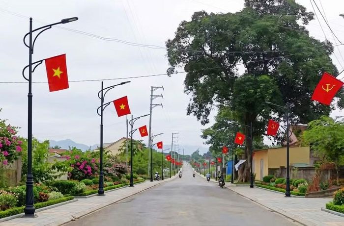 Làng quê Nghĩa Đồng ngày nay.