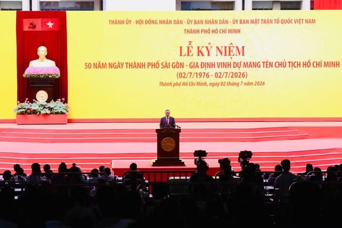 Tổng Bí thư, Chủ tịch nước Tô Lâm phát biểu chỉ đạo tại lễ kỷ niệm.