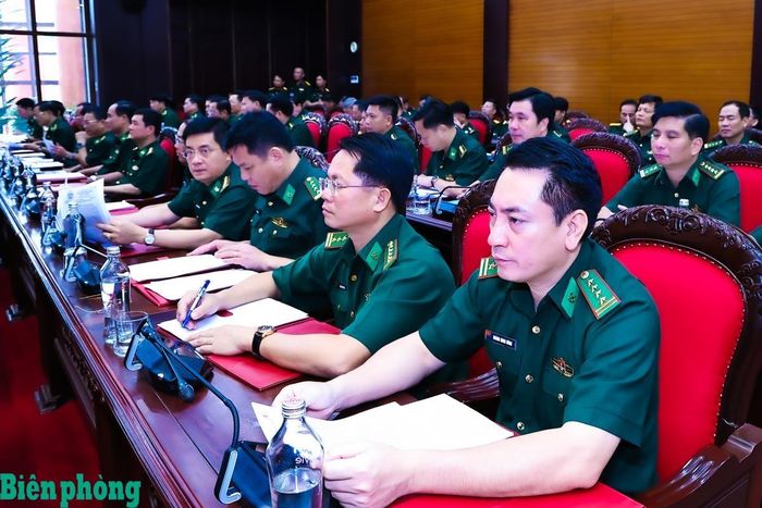 Các đại biểu Bộ đội Biên phòng dự hội nghị. Ảnh: Dân Chủ