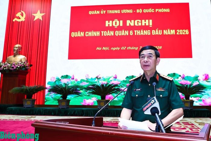 Đại tướng Phan Văn Giang phát biểu kết luận hội nghị. Ảnh: Dân Chủ