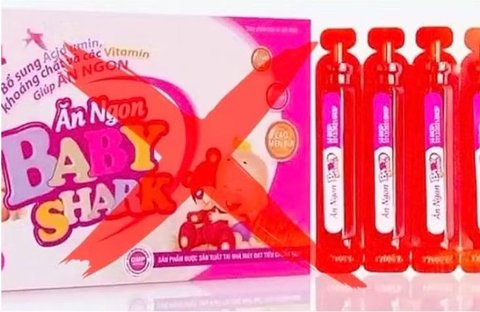 Sản phẩm ăn ngon Baby Shark do Công ty TNHH Công nghệ Herbitech làm giả.