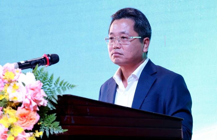 Anh Lê Trí Hải phát biểu tại chương trình. Ảnh: BTC