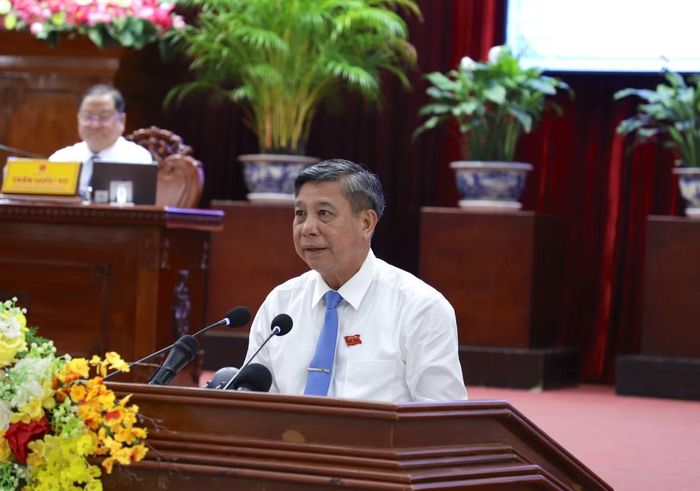 Chủ tịch HĐND TP. Cần Thơ Đồng Văn Thanh phát biểu