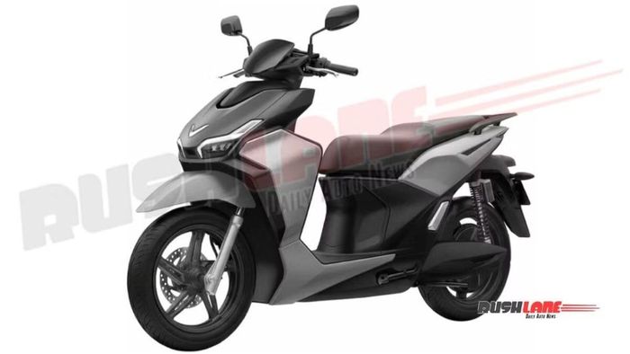 Mẫu xe máy điện mới của VinFast được đăng ký tại Ấn Độ. Ảnh: Rushlane