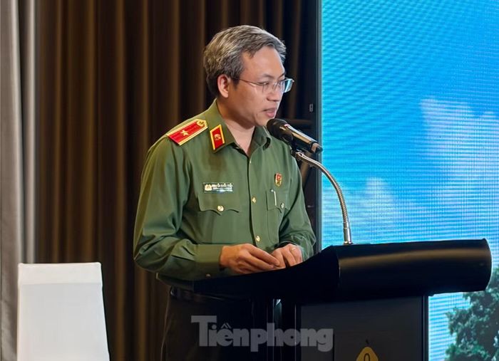 Thiếu tướng Nguyễn Quốc Toản - Chánh văn phòng Bộ Công an - cho biết phim tri ân những thế hệ lãnh đạo, chỉ huy và cán bộ, chiến sĩ an ninh các thời kỳ.