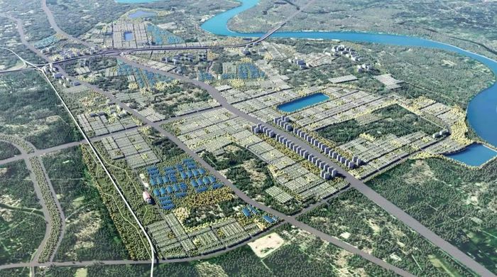 Phối cảnh Khu đô thị thể thao quốc tế Hà Nội