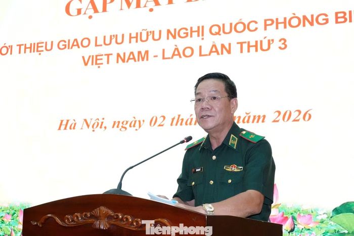 Thiếu tướng Văn Ngọc Quế - Phó Chủ nhiệm Chính trị Bộ đội Biên phòng, thông tin về chương trình Giao lưu.