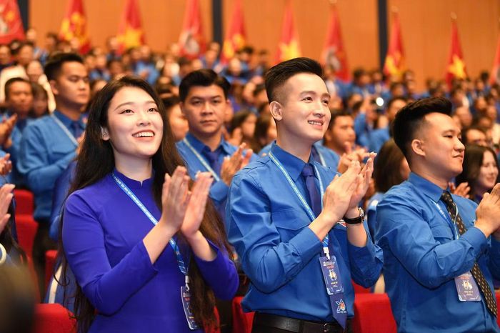 Trong giai đoạn mới, tổ chức Đoàn phải kiến tạo môi trường để thanh niên biến cảm hứng thành năng lực, sản phẩm và giá trị xã hội. Trong ảnh các đại biểu tham gia Đại hội Đoàn toàn quốc lần thứ XIII. Ảnh: Dương Triều