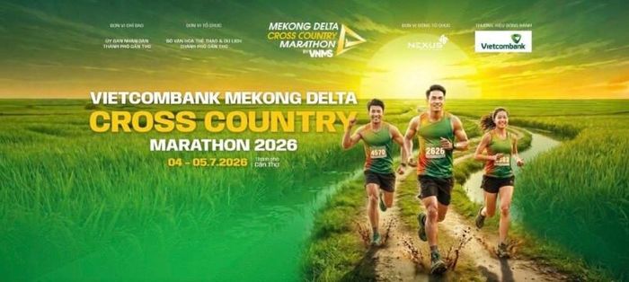 Vietcombank Mekong Delta Cross Country Marathon 2026 được chính thức tổ chức vào ngày 4/7.