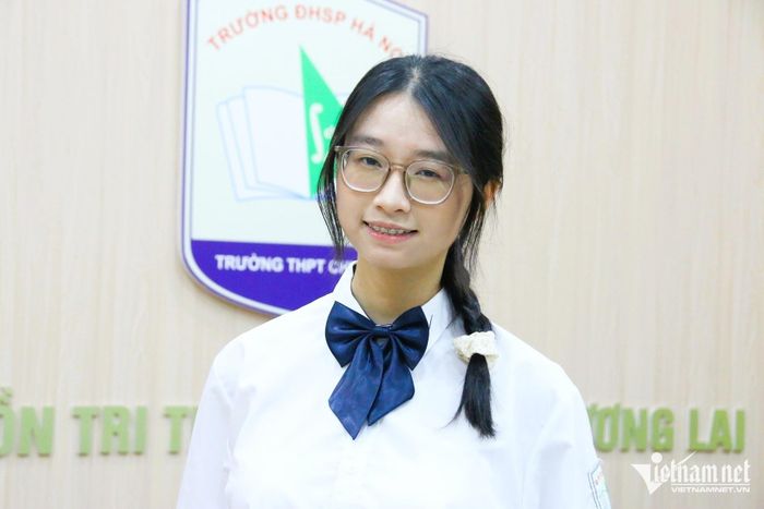 Hoàng Hương Giang trở thành thủ khoa khối A01 năm 2026 với tổng điểm 29,75. Ảnh: Thanh Hùng