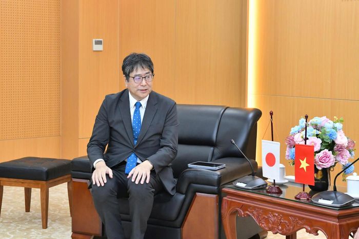 Ông Negishi Hirotaka - Chủ tịch MJVA phát biểu tại buổi làm việc