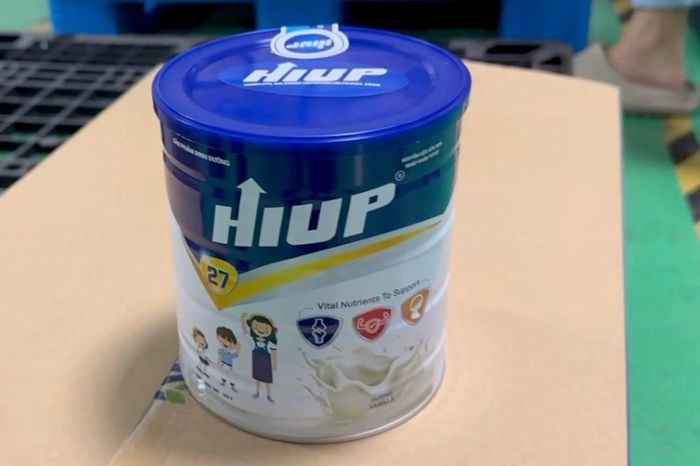 Sữa giả HIUP của hệ sinh thái Z Holding. Ảnh: T.L