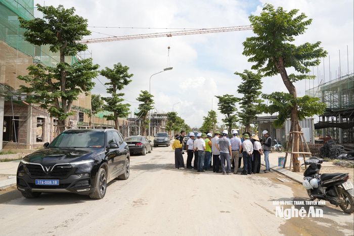 Khu đô thị mới Đông Vĩnh – Cửa Nam đang được tập trung triển khai. Ảnh: Nguyễn Toàn